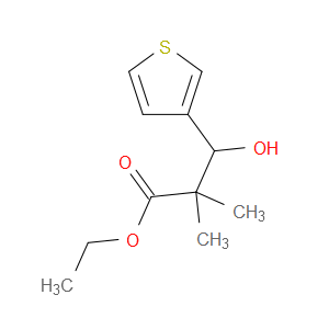 Ethyl β-hydroxy-α,α-dimethyl-3-thiophenepropanoate