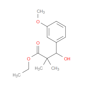 Ethyl β-hydroxy-3-methoxy-α,α-dimethylbenzenepropanoate