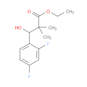 Ethyl 2,4-difluoro-β-hydroxy-α,α-dimethylbenzenepropanoate
