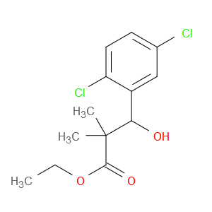 Ethyl 2,5-dichloro-β-hydroxy-α,α-dimethylbenzenepropanoate