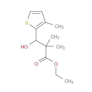 Ethyl β-hydroxy-α,α,3-trimethyl-2-thiophenepropanoate