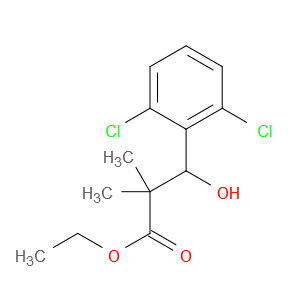 Ethyl 2,6-dichloro-β-hydroxy-α,α-dimethylbenzenepropanoate