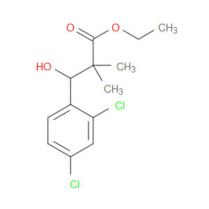 Ethyl 2,4-dichloro-β-hydroxy-α,α-dimethylbenzenepropanoate