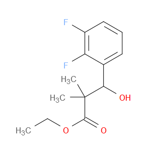 Ethyl 2,3-difluoro-β-hydroxy-α,α-dimethylbenzenepropanoate