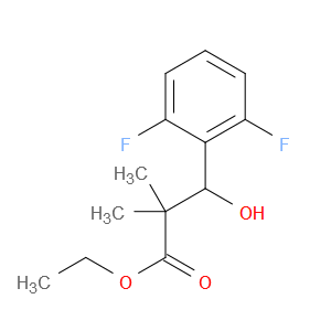 Ethyl 2,6-difluoro-β-hydroxy-α,α-dimethylbenzenepropanoate