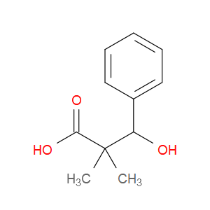 β-Hydroxy-α,α-dimethylbenzenepropanoic acid