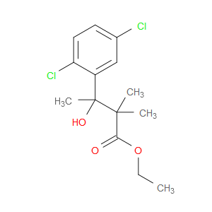 Ethyl 2,5-dichloro-β-hydroxy-α,α,β-trimethylbenzenepropanoate