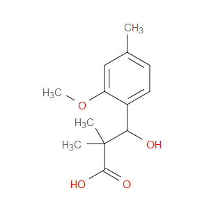 β-Hydroxy-2-methoxy-α,α,4-trimethylbenzenepropanoic acid