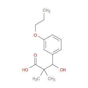 β-Hydroxy-α,α-dimethyl-3-propoxybenzenepropanoic acid