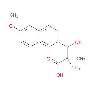 β-Hydroxy-6-methoxy-α,α-dimethyl-2-naphthalenepropanoic acid