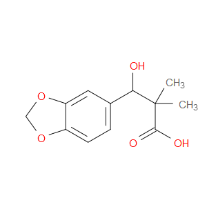 β-Hydroxy-α,α-dimethyl-1,3-benzodioxole-5-propanoic acid
