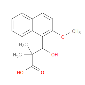 β-Hydroxy-2-methoxy-α,α-dimethyl-1-naphthalenepropanoic acid