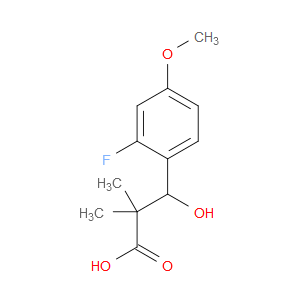 2-Fluoro-β-hydroxy-4-methoxy-α,α-dimethylbenzenepropanoic acid