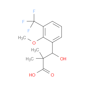 β-Hydroxy-2-methoxy-α,α-dimethyl-3-(trifluoromethyl)benzenepropanoic acid