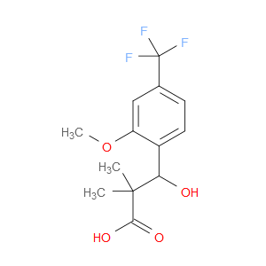 β-Hydroxy-2-methoxy-α,α-dimethyl-4-(trifluoromethyl)benzenepropanoic acid