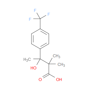 β-Hydroxy-α,α,β-trimethyl-4-(trifluoromethyl)benzenepropanoic acid