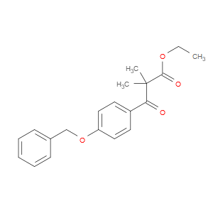 Ethyl α,α-dimethyl-β-oxo-4-(phenylmethoxy)benzenepropanoate