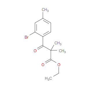 Ethyl 2-bromo-α,α,4-trimethyl-β-oxobenzenepropanoate