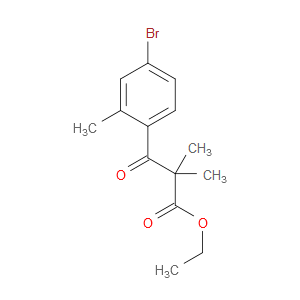 Ethyl 4-bromo-α,α,2-trimethyl-β-oxobenzenepropanoate