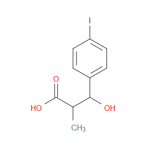 β-Hydroxy-4-iodo-α-methylbenzenepropanoic acid