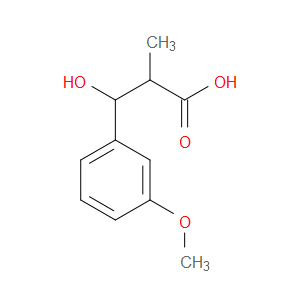 β-Hydroxy-3-methoxy-α-methylbenzenepropanoic acid
