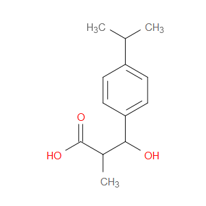 β-Hydroxy-α-methyl-4-(1-methylethyl)benzenepropanoic acid