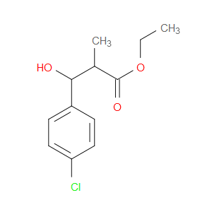 Ethyl 4-chloro-β-hydroxy-α-methylbenzenepropanoate