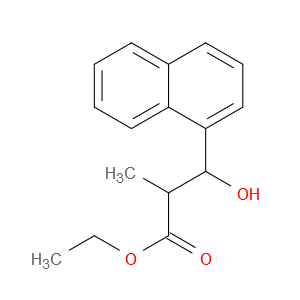 Ethyl β-hydroxy-α-methyl-1-naphthalenepropanoate