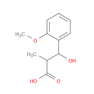 β-Hydroxy-2-methoxy-α-methylbenzenepropanoic acid
