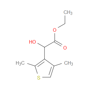 Ethyl α-hydroxy-2,4-dimethyl-3-thiopheneacetate