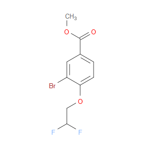methyl 3-bromo-4-(2,2-difluoroethoxy)benzoate