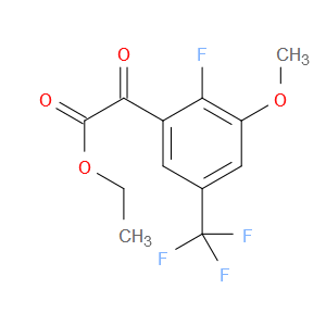 ethyl 2-(2-fluoro-3-methoxy-5-(trifluoromethyl)phenyl)-2-oxoacetate