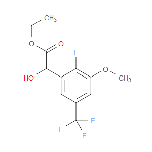 ethyl 2-(2-fluoro-3-methoxy-5-(trifluoromethyl)phenyl)-2-hydroxyacetate