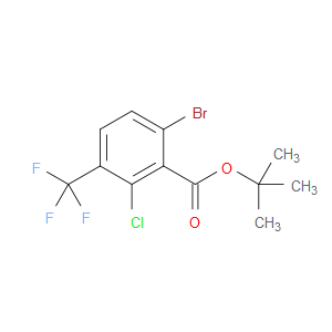 tert-butyl 6-bromo-2-chloro-3-(trifluoromethyl)benzoate