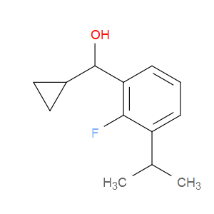 cyclopropyl(2-fluoro-3-isopropylphenyl)methanol