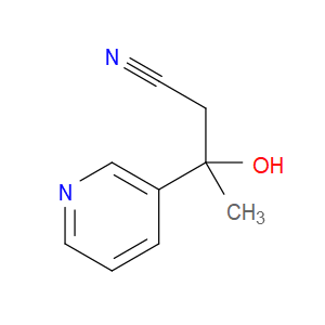 β-Hydroxy-β-methyl-3-pyridinepropanenitrile