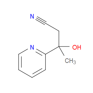 β-Hydroxy-β-methyl-2-pyridinepropanenitrile
