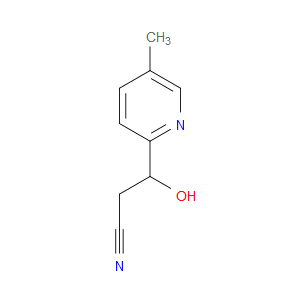 β-Hydroxy-5-methyl-2-pyridinepropanenitrile