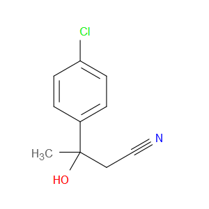 4-Chloro-β-hydroxy-β-methylbenzenepropanenitrile