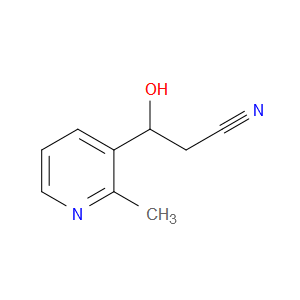 β-Hydroxy-2-methyl-3-pyridinepropanenitrile
