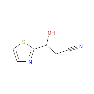 β-Hydroxy-2-thiazolepropanenitrile