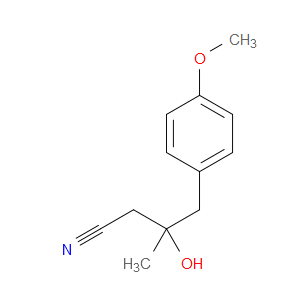 β-Hydroxy-4-methoxy-β-methylbenzenebutanenitrile
