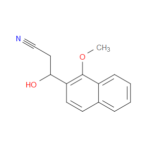 β-Hydroxy-1-methoxy-2-naphthalenepropanenitrile