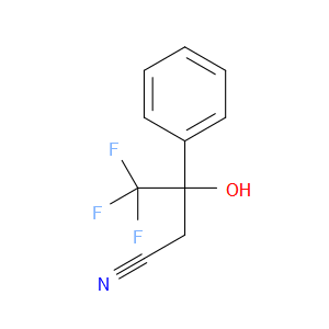 β-Hydroxy-β-(trifluoromethyl)benzenepropanenitrile