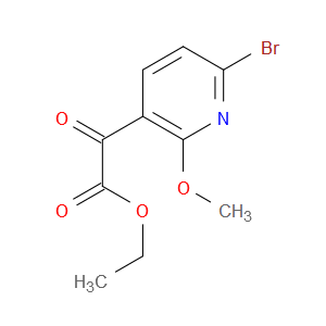 ethyl 2-(6-bromo-2-methoxypyridin-3-yl)-2-oxoacetate
