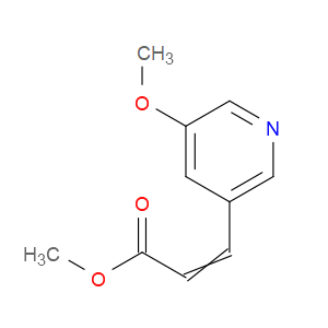 Methyl 3-(5-methoxy-3-pyridinyl)-2-propenoate