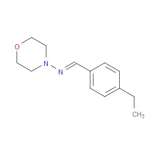 (E)-N-(4-ethylbenzylidene)morpholin-4-amine
