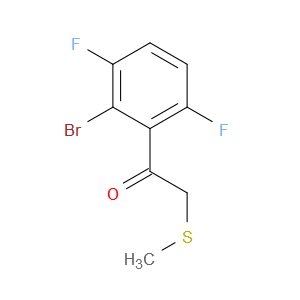 1-(2-Bromo-3,6-difluorophenyl)-2-(methylthio)ethanone