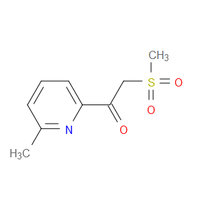 1-(6-Methyl-2-pyridinyl)-2-(methylsulfonyl)ethanone