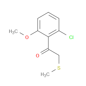 1-(2-Chloro-6-methoxyphenyl)-2-(methylthio)ethanone